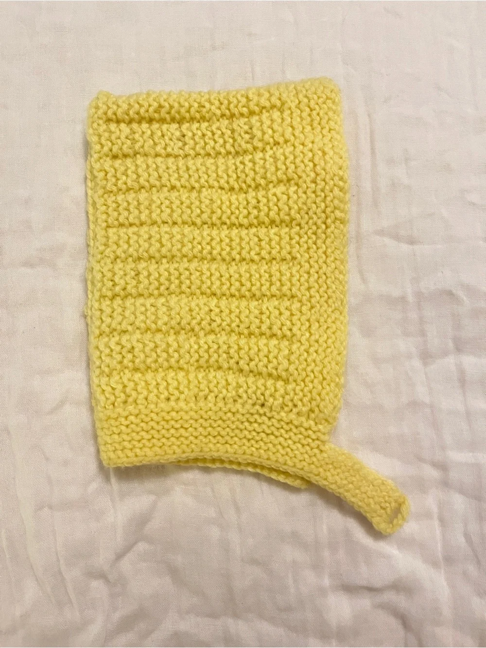 Vintage Knit Baby Hood